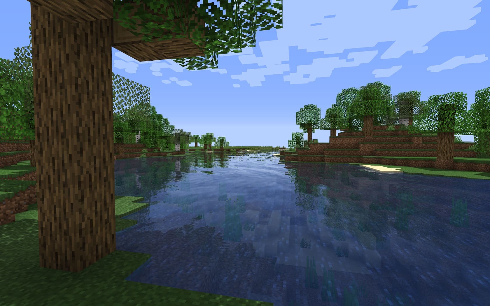 Скриншот минимальных шейдеров клиента EfficientPlus